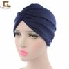 Nuevo Sombrero Indio Cruzado de Algodón Imitación, Sombrero Turbante, Sombrero Retorcido, Sombrero Popular Europeo y Americano Tjm-163