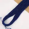 Banda elástica redonda de 0.8-2.0 mm, cordón elástico de látex colorido para joyería, manualidades hechas a mano y pulseras