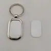 Consumibles para Llavero de Transferencia Térmica DIY en Blanco Llavero Metálico para Transferencia de Calor Venta al por Mayor Llavero Aleación de Zinc