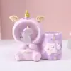 Nuevo Adorno de Escritorio Personalizado: Lámpara Portalápices de Buda Brillante Creativa y de Moda, Decoración de Almacenamiento Regalo