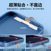 Cordón para Teléfono Móvil Espaciador Acero Inoxidable Clip Ultradelgado Conector para Funda de Teléfono Parche Trasero Metálico Anti-Pérdida Adhesivo Fuerte