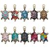 Mezcla de 120 px de colgantes de animales marinos, pulseras, collares, llaveros, estrellas de mar, peces, caracolas, accesorios de joyería