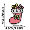 Adesivos de Tecido de Natal Prontos do Fabricante Papai Noel Boneco de Neve Bordados Adesivos Patch Roupas Chapéu Adesivos de Patch Atacado
