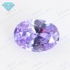 Huagang Jewelry Anel de Pedra Solta Zircônia Oval Atacado Azul Pontiagudo Artificial Gema Cz Aaa Hao