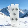 Crampones para Hielo Exteriores Escalada Cubrezapatos Antideslizantes Campo de Nieve Clavos para Zapatos de Invierno Agarraderas de Hielo Tacos Antideslizantes Pegatinas para Suela Garras de Nieve Noreste