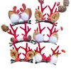 Pinzas para el Cabello de Navidad con Astas de Reno, Lindos Accesorios para el Cabello de Dibujos Animados para Niños, Regalo de Navidad para Cabello Rebelde