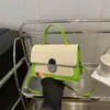 2025 Nuevo Bolso Versátil para Mujer con Costuras de Color Contrastante Diseño de Nicho Bolso de Hombro Bolso Cruzado para Mujer Bolso de Mano Bolso para Mujer