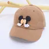 Chapéu infantil, boné de beisebol outono e inverno para menino, design de desenho animado, adequado para bebês de 1 a 3 anos, boné de beisebol fofo para meninas, qualidade de exportação