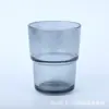 Copo de Bambu da Moda com Logo, Canudo, Copo de Vidro com Texto Impresso, Copo para Café da Manhã Leite, Copo de Água
