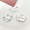Nueva Corona Transparente de Lentejuelas Accesorios de Joyería para Corona DIY Agujero Zapatos Accesorios para el Cabello Funda de Teléfono Móvil Parche Venta al por Mayor