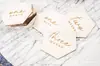 Comercio exterior exportación tarjeta de hitos para bebé tarjeta conmemorativa hexagonal de madera para crecimiento de bebé accesorios para fotografía de Luna Llena