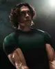 Gymshark Ropa Deportiva para Hombre Casual Running Secado Rápido Transpirable Body Camiseta de Manga Corta Tiburón Musculoso para Hombre