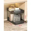 Estante de Almacenamiento Debajo del Escritorio para Estudiantes Estante para Mochila Escolar Móvil Estantería Escritorio de Oficina Estante para Almacenamiento de Libros Estación Carro con Poleas