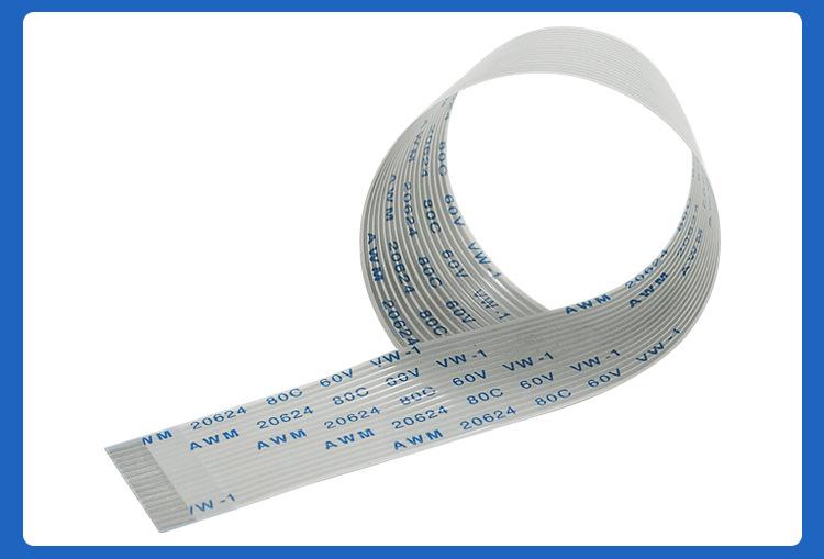 厂家源头 FFC/FPC扁平软排线,FFC连接线 1.0间距 4P-34P芯 同向A