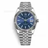 Reloj Laojia Datejust Esfera con Diamantes para Hombre Automático Mecánico Completo Luminoso Resistente al Agua Correa de Acero Inoxidable Reloj de Lujo