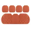 Juego de cojines para asiento de coche de tres piezas, apto para todas las estaciones, antideslizante, no necesita fijación, hecho de fibra de algas y algodón de látex, suministro directo transfronterizo