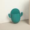 Nuevo estante simple de cactus de color sólido sala de estar dormitorio estante de acabado de pared adhesiva instalación gratuita pared de succión venta al por mayor