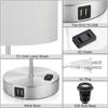 Cross-border exclusivo para Amazon USB carregamento pano tampa mesa lâmpada toque escurecimento lâmpada de mesa quarto lâmpada de cabeceira fábrica vendas diretas