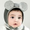 Versión coreana de gorra de protección para las orejas de conejo de dibujos animados al por mayor otoño e invierno nuevo para niños y niñas orejas largas gorra fina de terciopelo 2098