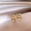 Brincos Coloridos de Gato para Mulheres, Tarraxas de Orelha Divertidas e Únicas, Novos Brincos da Moda 2026, de Nicho e Distintivos para Outono e Inverno