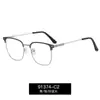 91374 Venta Directa de Fábrica Exportación Gafas Metálicas para Hombre Anti Luz Azul Gafas con Montura Clásica de Ceja Gafas de Moda