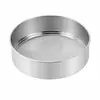 Colador de Harina de Acero Inoxidable Hogareño para Hornear Malla Fina Colador de Azúcar Glasado Filtro de Malla Manual de Cocina Colador de Harina Trabajador