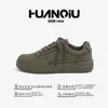 Zapatos Casuales de Lona Universales para Hombre Primavera Zapatos de Hombre Populares Suela Gruesa Versátiles Zapatos para Aumentar la Altura de Hombre Hy096