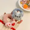 Anillo para el pelo de felpa para niños, nuevo para Otoño e Invierno, cuerda de cabeza de fruta colorida, anillo de cuero para guardería, lindos accesorios para el pelo de princesa, venta al por mayor