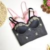 Europeu e Americano frisado cuecas Outer Wear Big Backless Sexy ajustável Strapless Nightclub Spice Girls Shaping Top Spot Atacado