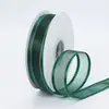 Fabricante Dexin Fita de Malha com Borda Dourada de 2,5 cm para Cabelo Material DIY Bouquet de Roupas Fita de Chiffon
