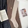 Calcetines de Invierno para Pantorrilla Calcetines Largos para Mujer Calcetines de Lana Argyle Estilo Coreano Sencillos Versátiles Hermosos Calcetines para Piernas Calcetines Altos de Doble Aguja