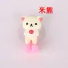 Suministros de Baño Creativos Animales de Dibujos Animados Ventosa Soportes para Cepillo de Dientes Soportes para Cepillo de Dientes de Baño sin Costuras Colgante para Cepillo de Dientes