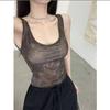 Estilo Americano Sexy Spice Girls Único Chic Chaleco Pequeño para Mujer Primavera Nuevo Casual Versátil Ajustado Adelgazante Rejuvenecedor