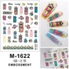 Pegatinas 5D en Relieve para Uñas Año Nuevo 2024 Dragón Chino Tótem Danza del León Fortuna Mahjong Calcomanías Adhesivas para Uñas