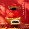 Dios Solar de la Riqueza Adorno Decorativo Automático Oscilante para Escritorio Souvenir Turístico Souvenir Cultural y Creativo Fábrica Mayorista Gato de la Suerte