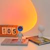 Luz de Atardecer para Astronauta Luz de Atardecer para Dormitorio Luz de Ambiente de Robot Luz de Regalo Luz Roja de Internet Luz de Atardecer Proyección Luz de Estrella