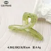 Pinza Pequeña para el Cabello con Forma de Cruz Versátil Linda para Uso Diario Estilo Coreano, Serie Sencilla de Colores Gelatina, Elegante Accesorio para el Cabello para Cola de Caballo Alta y Flequillo