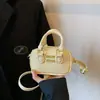 Bolso de Color Sólido con Diseño de Nicho Coreano Verano 2026 Nuevo Bolso para Mujer Bolso Cruzado de Moda Bolso Cuadrado Pequeño Elegante de Color Sólido