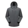 Jaqueta de Montanhismo à Prova de Vento e Água para Primavera e Outono Novo Estilo Unissex Casual com Capuz Roupas de Caminhada e Escalada Outerwear