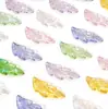 Kit de Materiales para Pulsera, Collar, Joyería Hecha a Mano DIY, Cuentas de Plumas Acrílicas de Colores Transparentes