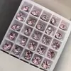 Dongzhou Producto Nuevo Corte Calidoscopio de Diamante Redondo 8mm Plata Real Galvanizada Cristal Artificial Súper Brillante Diamante Accesorios para Joyería DIY Circonita de Imitación