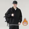 Sudadera tipo polo de dos piezas falsas de marca moderna estilo americano para hombre, nueva camiseta de manga larga de alta resistencia para primavera y otoño de 2026