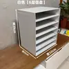 Armário de Arquivo de Mesa com Bandejas de Papel, Alternativa às Caixas Organizadoras de Gaveta A4 Estilo Ins para Escritório, Estante de Armazenamento Multicamadas para Uso Doméstico