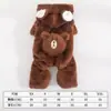 Roupas para cães Outono Grosso lã-forrado Corgi Roupas Teddy Bomei Pequeno Cão Gato Roupas para animais de estimação Atacado