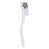 Cepillo de limpieza de ángulo recto para uso doméstico, cepillo para ranuras para cocina y baño, cepillo para tazas con mango largo y cerdas duras, especializado para limpiar cangrejos de río