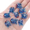 Cuentas de Pez Rayado de Vidrio Pequeñas Hechas a Mano DIY Pulsera Collar Cadena para Teléfono Móvil Colgante Material Accesorios Cuentas Sueltas Venta al por Mayor