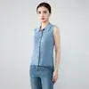 Chaleco de Punto sin Mangas con Solapa Elegante y Único para Mujer, Nuevo Modelo Otoño 2026, Top Casual Elegante y Adelgazante