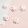 Accesorios DIY de Garra de Gato Rosa Lindos Accesorios de Dibujos Animados Funda de Teléfono Material para Pasador de Pelo Decoración Accesorios de Resina