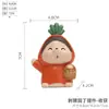 Figurita de Jardinero Cactus de Dibujos Animados Pastoral de Resina Decoración Adorno Lindo para Escritorio que Mejora el Ánimo