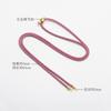 Corda de pingente de fio para embalagem tecida à mão de 3 mm cordão de pingente colar de cordão corda contas de corda colar horizontal cordão